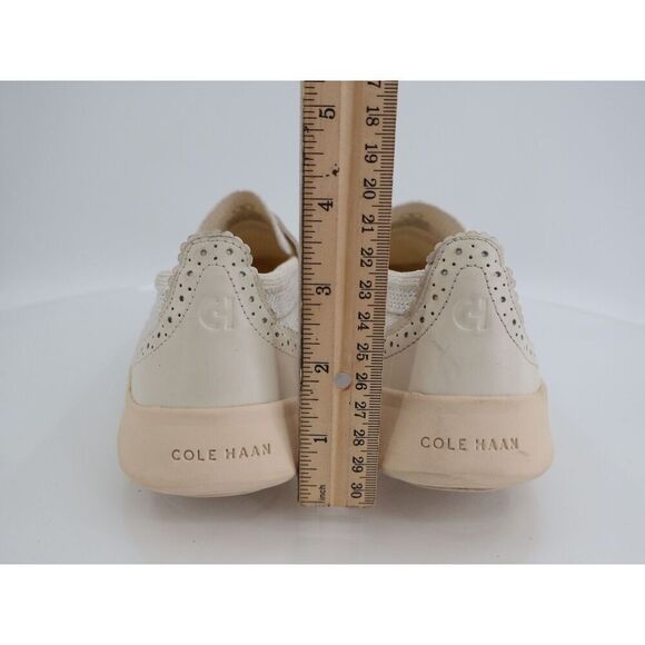 Cole Haan ZERØGRAND Meritt Stitchlite Loafers Size 9B Ivory Knit Slip On Shoes - Picture 5 of 12